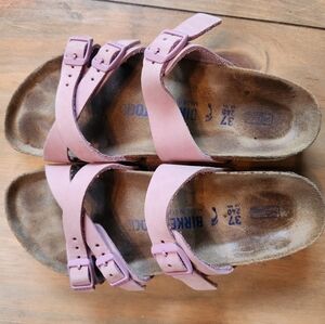 Birkenstock Orchid Franca Soft Footbed Nubuck Leather Sandal 37